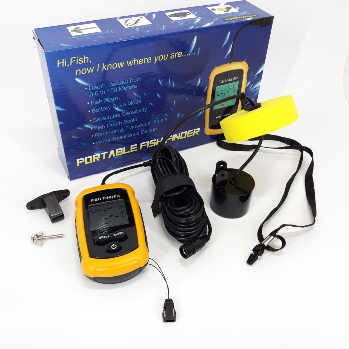 Ехолот портативний Fish Finder до 100м портативний сонар універсальний