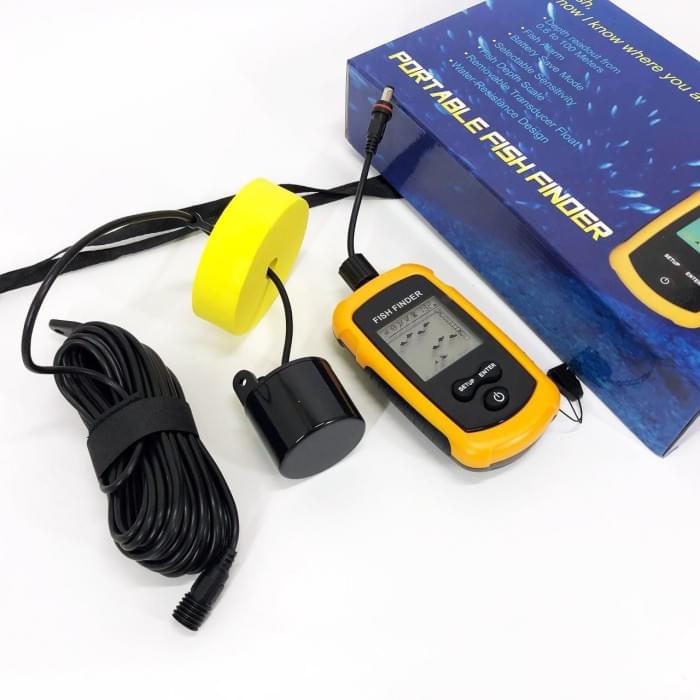 Ехолот портативний Fish Finder до 100м портативний JP-616 сонар універсальний