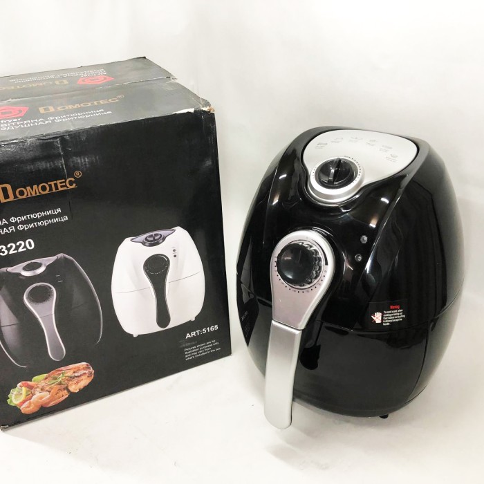 Аерофритниця для смаження без олії Domotec MS-3220 1300 Вт 4,5 л, Фритюрниця без масла SI-560 огріль