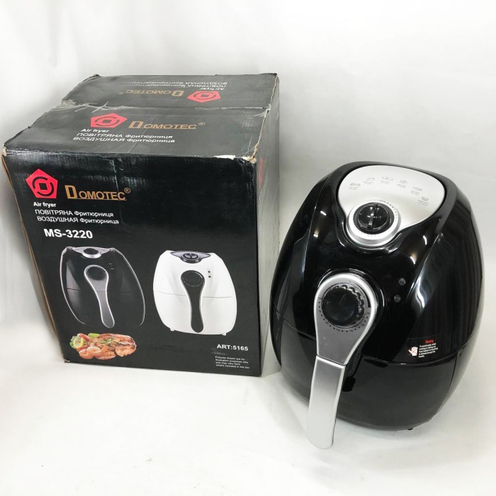Аерофритниця для смаження без олії Domotec MS-3220 1300 Вт 4,5 л, Фритюрниця без масла SI-560 огріль