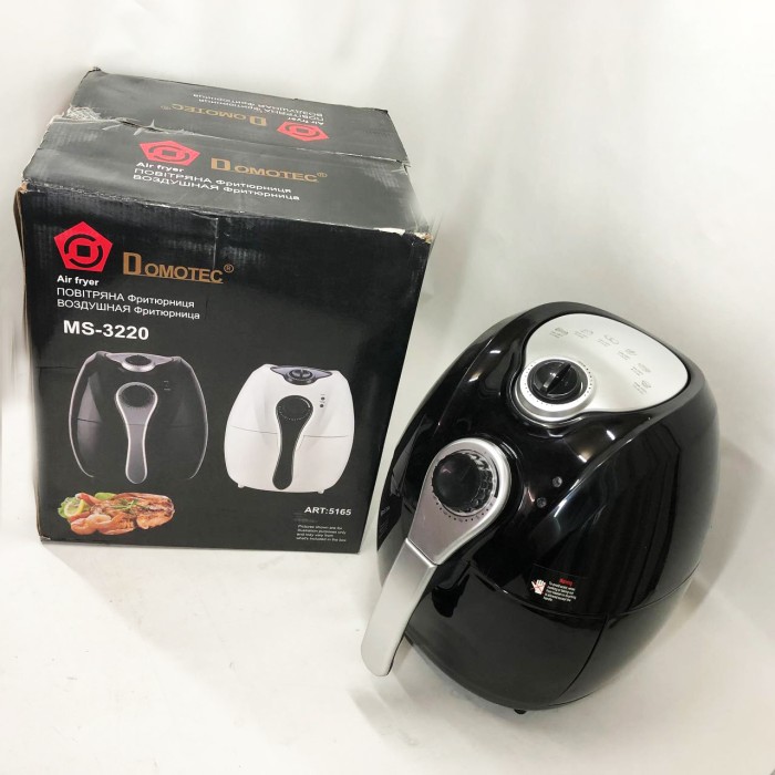 Аерофритниця для смаження без олії Domotec MS-3220 1300 Вт 4,5 л, Фритюрниця без масла SI-560 огріль