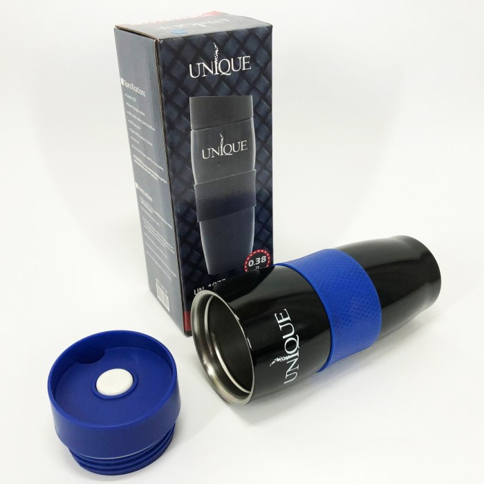 Класичний термос для чаю і кави UNIQUE, Термочашки для гарячих напоїв, Якісний термос маленький TA-40