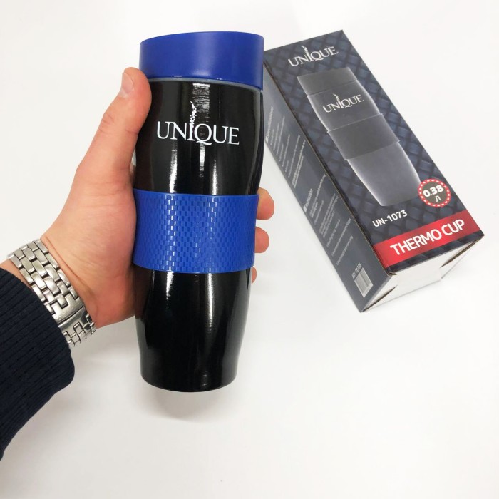 Класичний термос для чаю і кави UNIQUE, Термочашки для гарячих напоїв, Якісний термос маленький TA-40