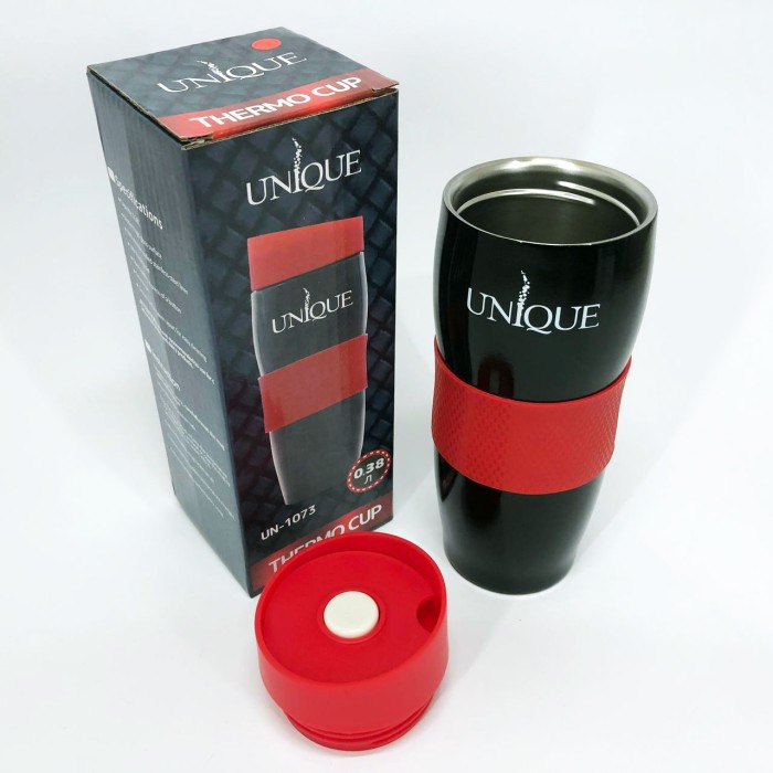 Термос туристичний для напоїв UNIQUE UN-1073 0.38 л, Термос похідний для напоїв подорожей QL-65