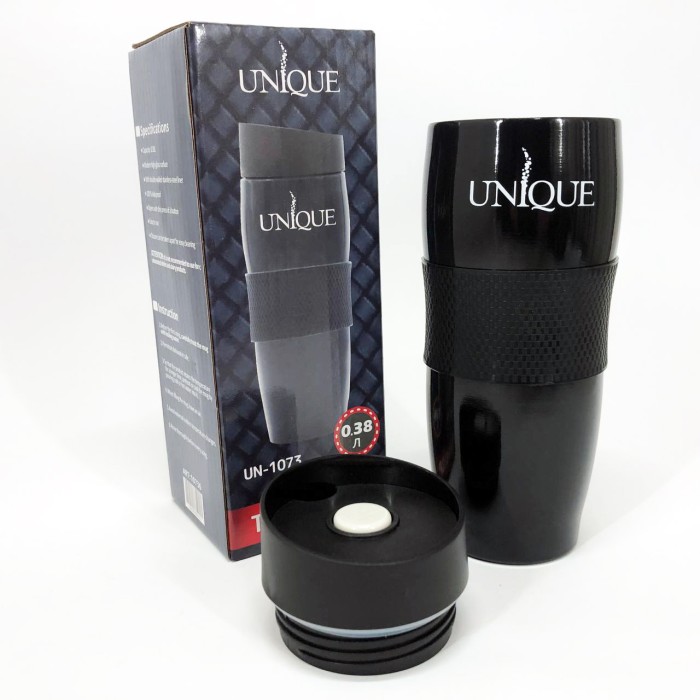 Термос металевий UNIQUE, Побутовий термос домашній для дому для гарячого чаю HY-42