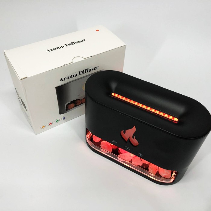 Зволожувач повітря USB Docsal Flame 3 в 1, Зволожувачі повітря humidifier, GS-231 Зволожувач нічник