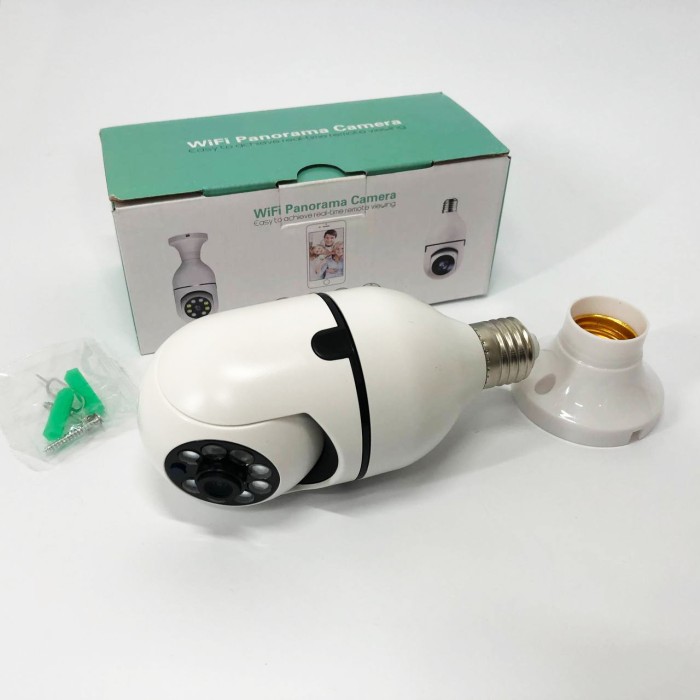 Камера відеоспостереження лампочка CAM L1 E27 WIFI IP 360/90 поворотна