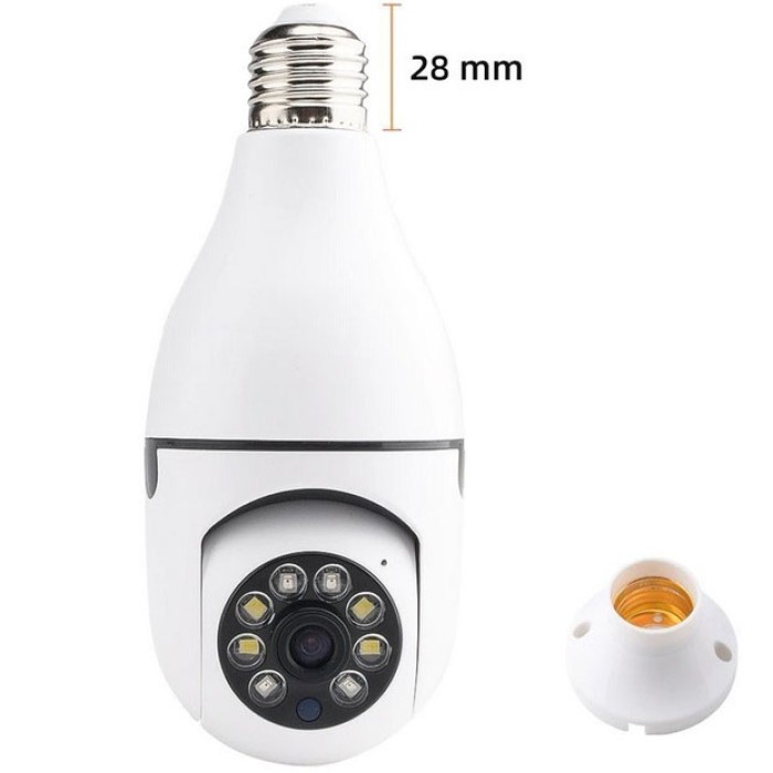 Відеокамери для вулиці та приміщення CAM L1 E27 WIFI IP, Система відеоспостереження WG-801 для вулиці