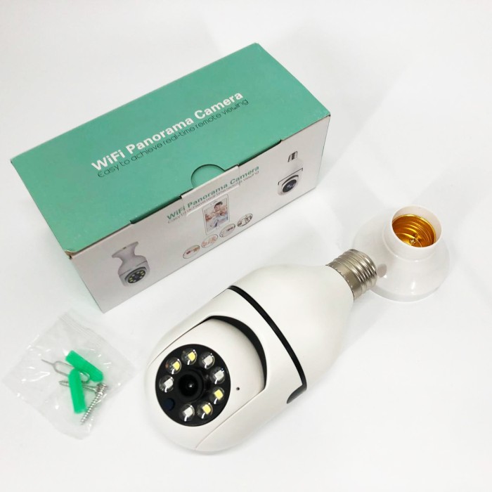 Відеокамери для вулиці та приміщення CAM L1 E27 WIFI IP, Система відеоспостереження WG-801 для вулиці