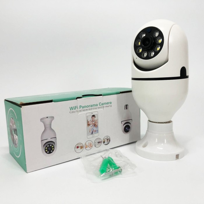 Відеокамери для вулиці та приміщення CAM L1 E27 WIFI IP, Система відеоспостереження WG-801 для вулиці