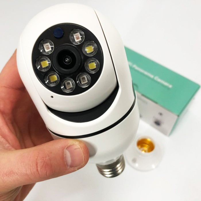Відеокамери для вулиці та приміщення CAM L1 E27 WIFI IP, Система відеоспостереження WG-801 для вулиці