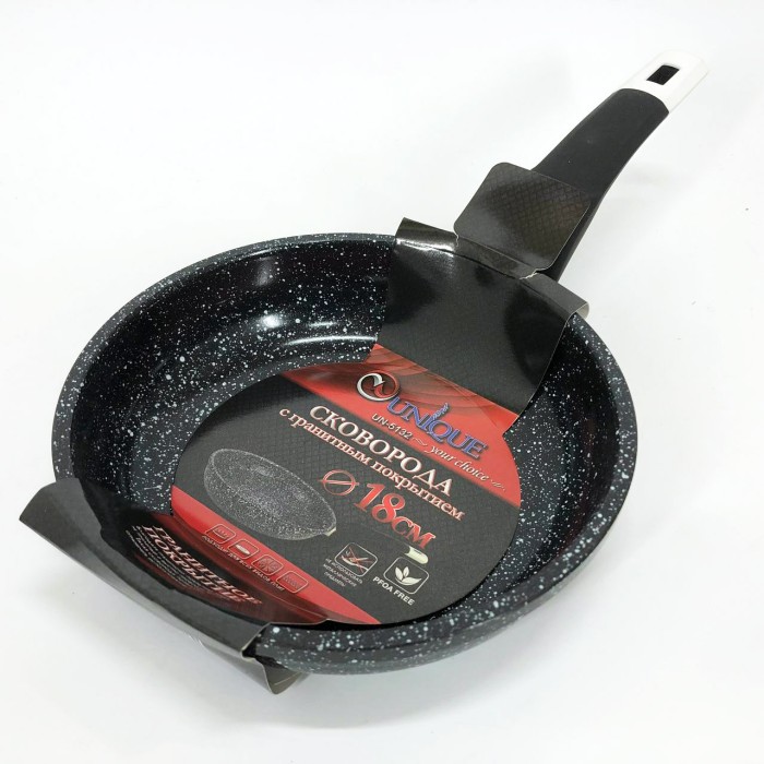 Сковорода для кухаря Unique, Кована алюмінієва сковорода, Сковорода надовго зручна для кухні YM-10