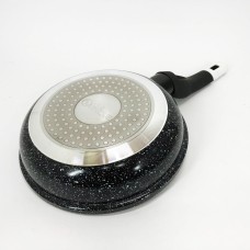 Сковорода якісна гриль Unique UN-5132 18 см, Сковорода для приготування їжі без олії UT-27