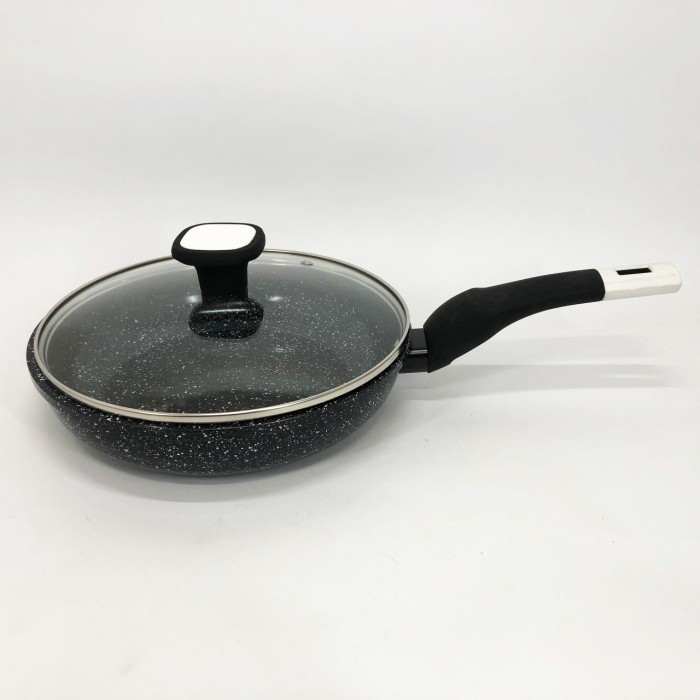 Сковорода універсальна для дому UNIQUE UN-5114 22 см, Сковорода з антипригарним покриттям RC-50