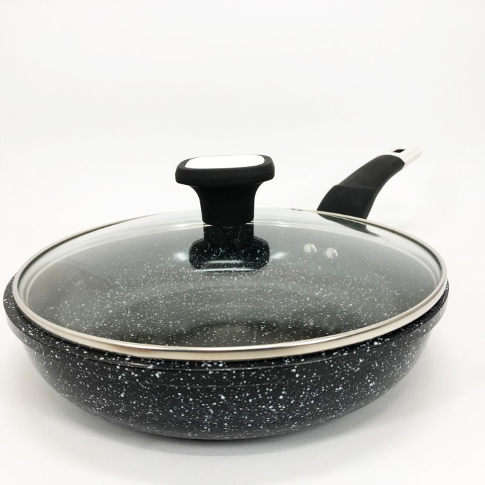 Сковорода універсальна для дому UNIQUE, Сковорода якісна зручна на кухню Лита алюмінієва CY-52