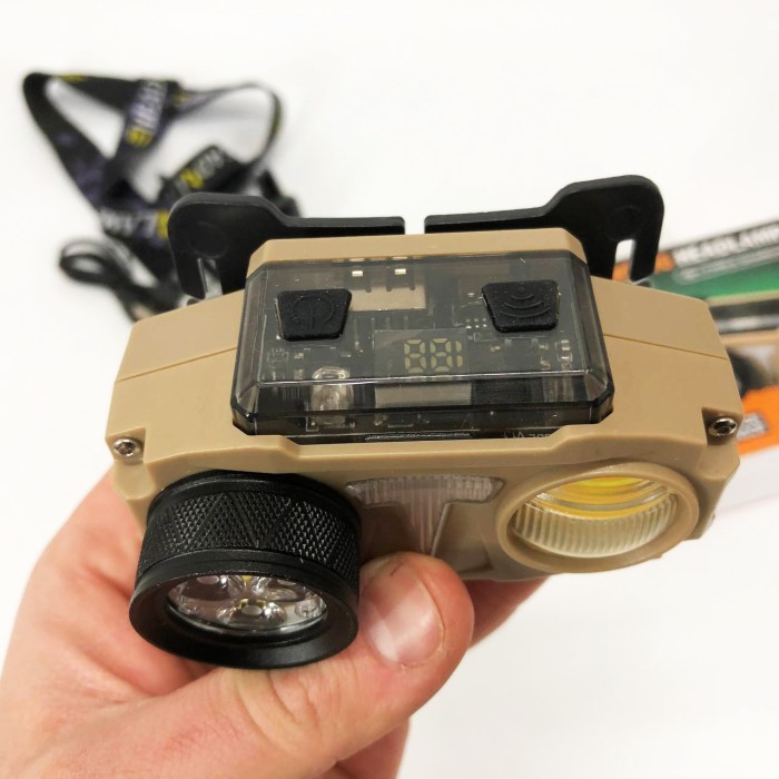 Налобний ліхтар для риболовлі кемпінгу, Налобний ліхтар з довготривалою роботою акумулятора EA-64