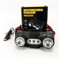 Налобний прожектор 6532-3030+SMD(WHITE+RED), Головний ліхтарик, Ліхтарик світлодіодний для туриста VX-16