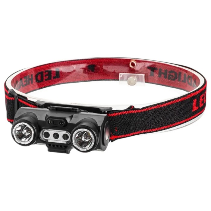 Налобний прожектор 6532-3030+SMD(WHITE+RED), Головний ліхтарик, Ліхтарик світлодіодний для туриста VX-16