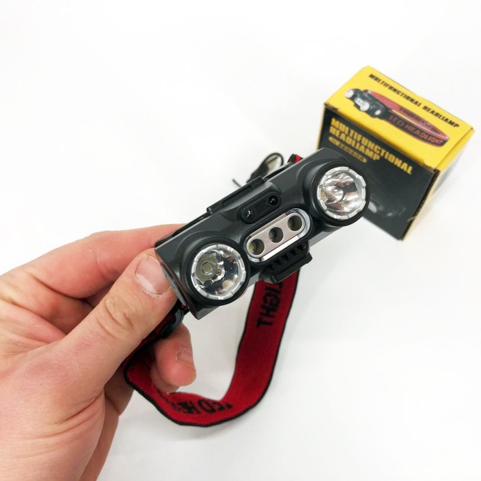 Налобний прожектор 6532-3030+SMD(WHITE+RED), Головний ліхтарик, Ліхтарик світлодіодний для туриста VX-16