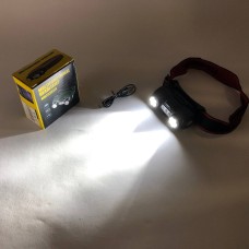 Потужний ліхтарик світлодіодний на голову 6532-3030+SMD(WHITE+RED), Ліхтарик військовий WQ-46