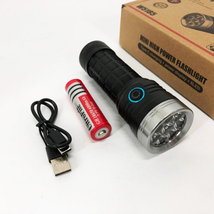 Алюмінієвий ліхтар 18650 PLD, Тактичний ліхтар для армії Ручний з двома режимами роботи OX-72