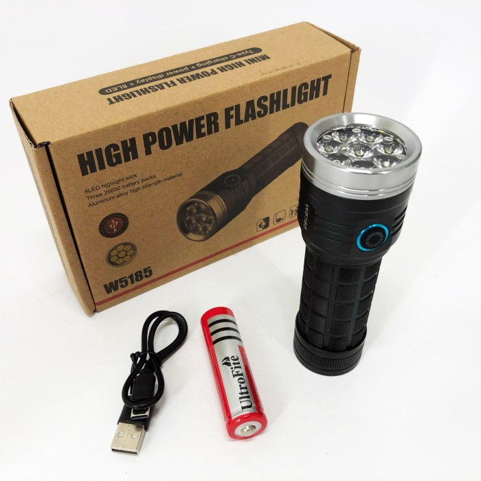 Алюмінієвий ліхтар 18650 PLD, Тактичний ліхтар для армії Ручний з двома режимами роботи OX-72