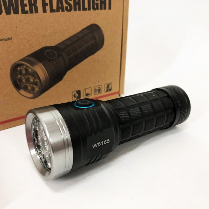 Ліхтар акумуляторний LED ліхтар PLD W5185-8XHP360, Потужний світлодіодний кишеньковий ліхтарик JQ-76