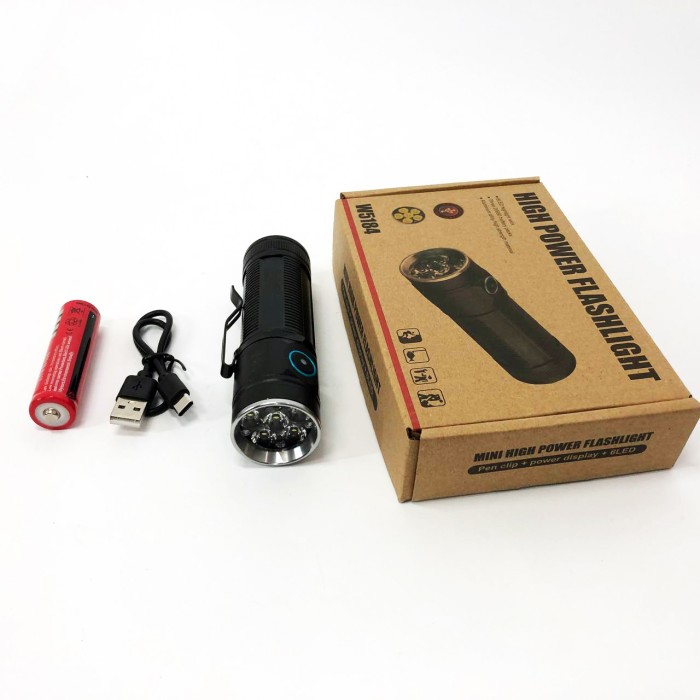 Супер яскравий лід ліхтарик W5184-6XHP360, Потужні ліхтарики, Ліхтар акумуляторний LED ліхтар UN-88