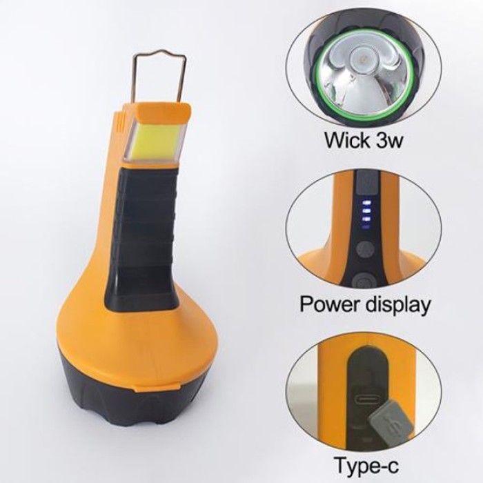 Кемпінговий ліхтар прожектор led переносний, Лампа для кемпінгу якісна Підвісна лампа ліхтар YB-71