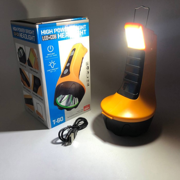 Ліхтар для освітлення на природі T60-3W-COB, Ліхтар для використання на природі, Кемпінговий світильник EZ-83