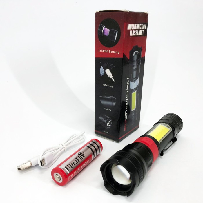 Тактичні ліхтарі з зумом PL-826-P70-COB(white+red), Потужні ручні ліхтарі sofirn, Дуже яскравий ліхтар XO-97