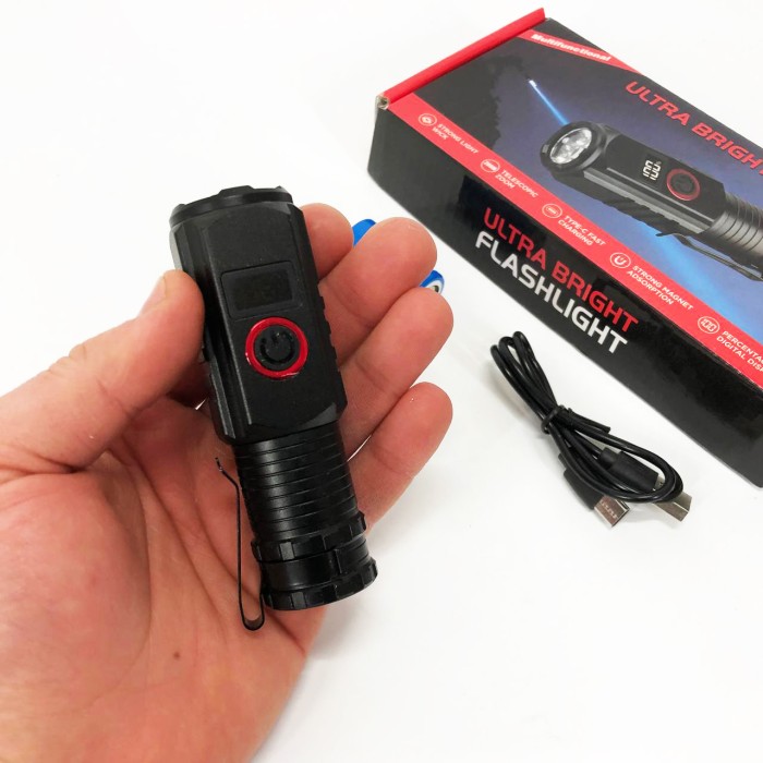 Потужний акумуляторний світлодіодний ліхтар PL-302, Ліхтар світлодіодний тактичний KD-57