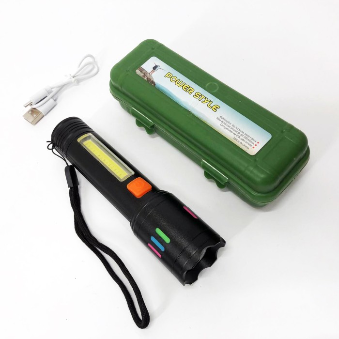 Кишеньковий міні ліхтар GT-505-TG+COB(white+red), Яскравий світлодіодний потужний ліхтар WB-71