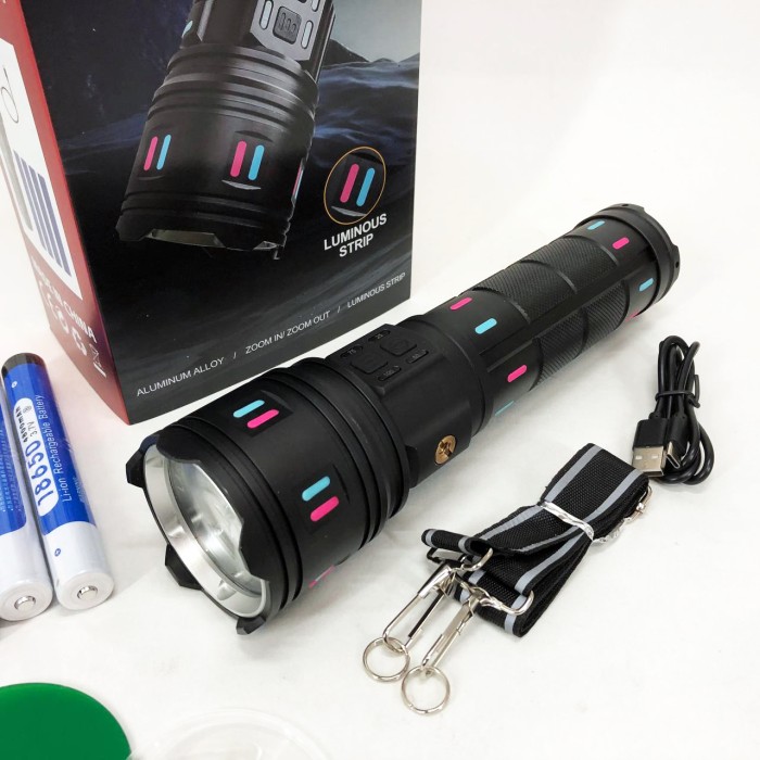 Тактичний ручний ліхтар для зсу AK177, Портативний LED ліхтар на батареї Кишеньковий тактичний LO-39