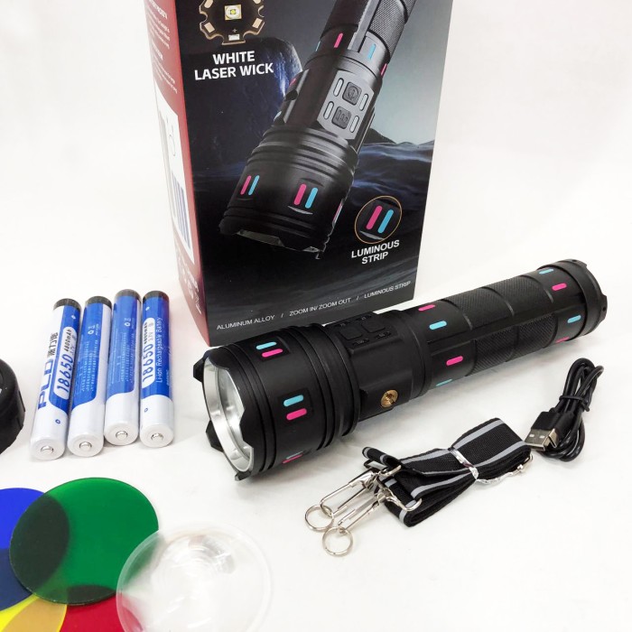 Тактичний ручний ліхтар для зсу AK177, Портативний LED ліхтар на батареї Кишеньковий тактичний LO-39