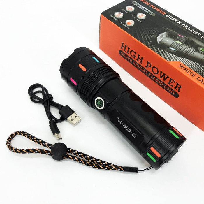 Кращий тактичний ліхтар 701-PM10-TG, Ліхтар протиударний водонепроникний Надпотужний лід IM-12