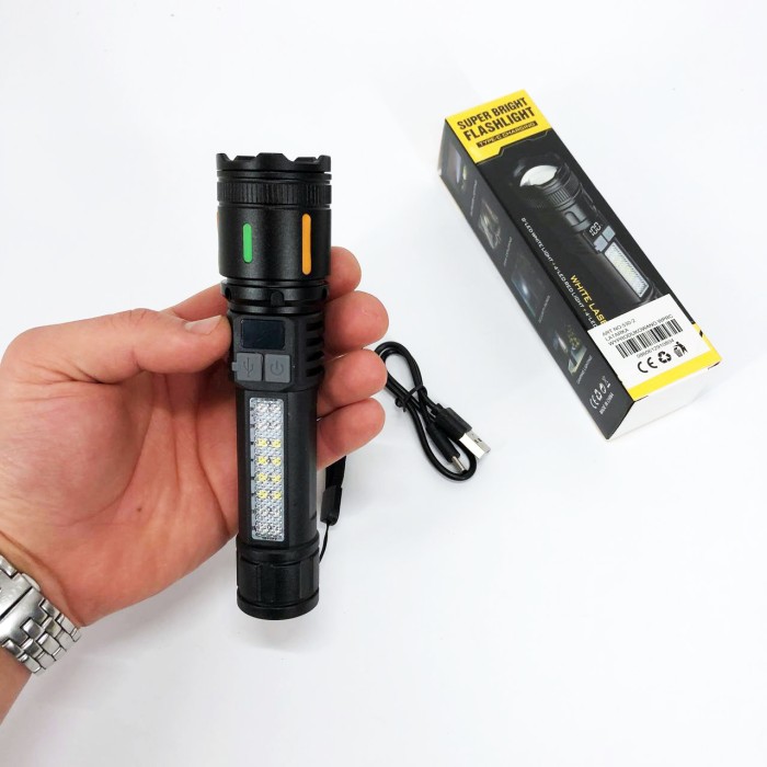 Надпотужний ліхтар лед, Ліхтарик поліція, Тактичні ліхтарі, Лед ліхтар ручний Алюмінієвий 18650 MV-69