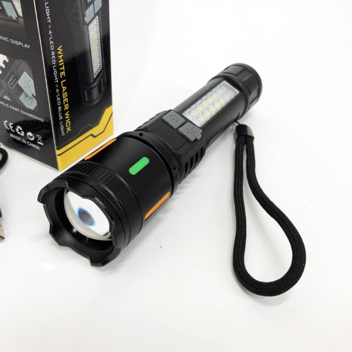 Надпотужний ліхтар лед, Ліхтарик поліція, Тактичні ліхтарі, Лед ліхтар ручний Алюмінієвий 18650 MV-69