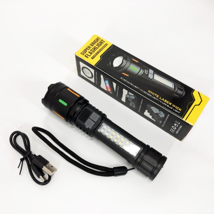 Надпотужний ліхтар лед, Ліхтарик поліція, Тактичні ліхтарі, Лед ліхтар ручний Алюмінієвий 18650 MV-69