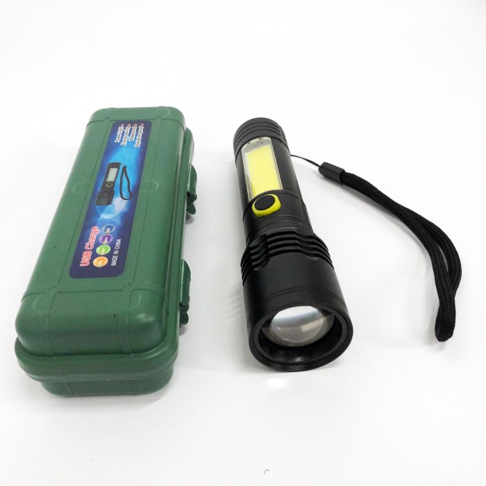 LED ліхтар переносний акумуляторний ліхтар BN-537-TG+COB (White+red), Потужні ручні ліхтарі sofirn NA-57