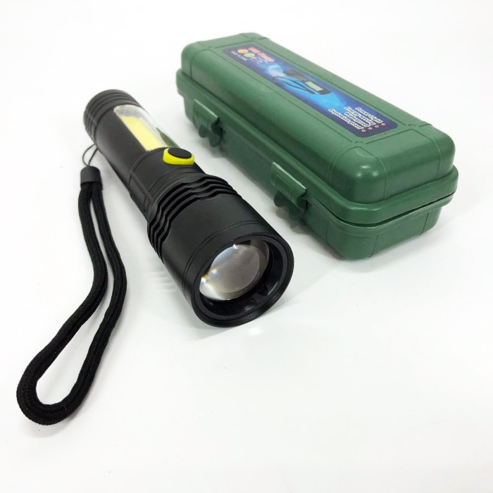 LED ліхтар переносний акумуляторний ліхтар BN-537-TG+COB (White+red), Потужні ручні ліхтарі sofirn NA-57