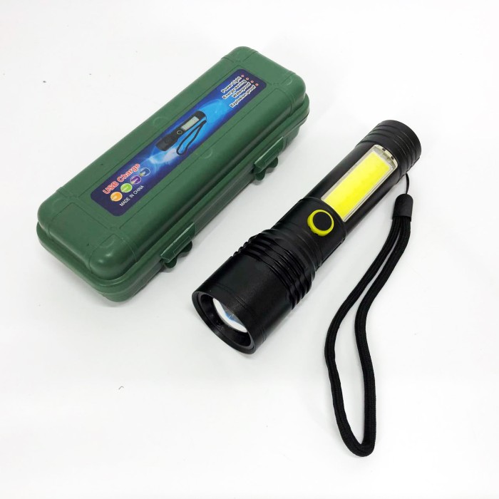 LED ліхтар переносний акумуляторний ліхтар BN-537-TG+COB (White+red), Потужні ручні ліхтарі sofirn NA-57