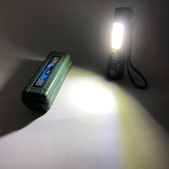 LED ліхтар переносний акумуляторний ліхтар BN-537-TG+COB (White+red), Потужні ручні ліхтарі sofirn NA-57