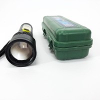 Посилений ручний ліхтарик BN-537-TG+COB (White+red), Ліхтар водозахищений, Ліхтар ручний батарейний DO-43