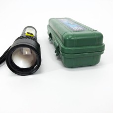 Посилений ручний ліхтарик BN-537-TG+COB (White+red), Ліхтар водозахищений, Ліхтар ручний батарейний DO-43