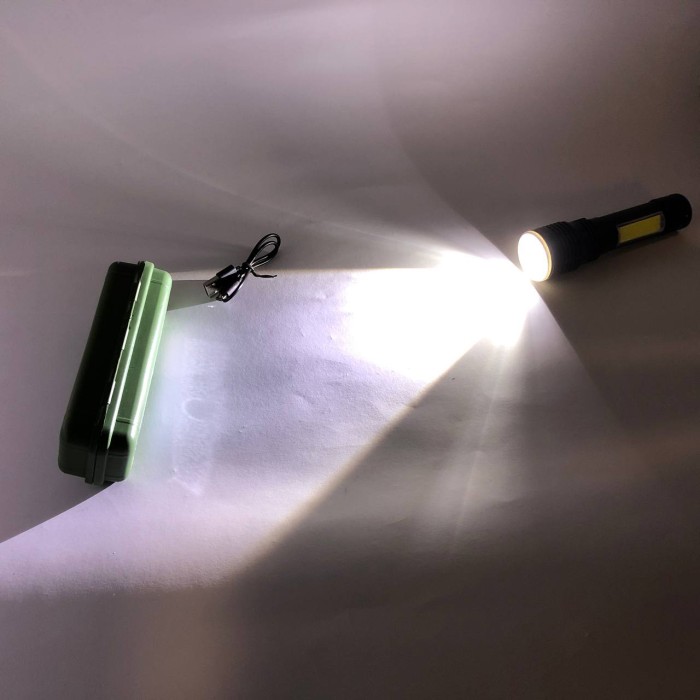 Тактичний ліхтар на акумуляторі з юсб Police, Ручний ліхтар з високою яскравістю військовий зсу OB-84