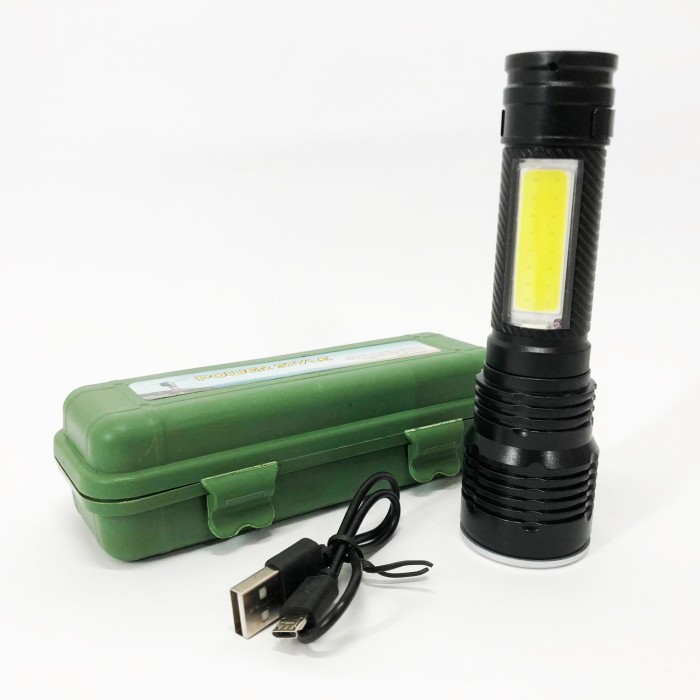 Тактичний ліхтар на акумуляторі з юсб Police, Ручний ліхтар з високою яскравістю військовий зсу OB-84