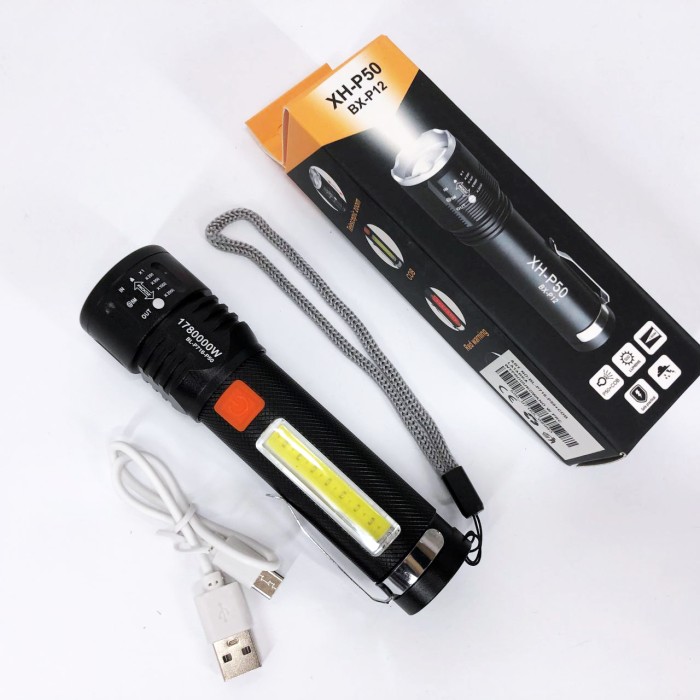 Потужний ліхтар для риболовлі, Тактичний ліхтар для армії Ручний з високою яскравістю EI-60