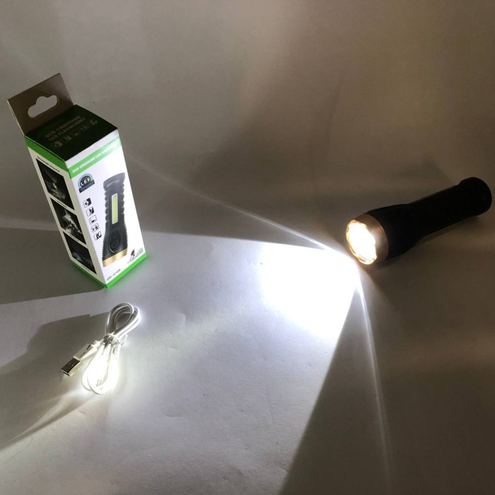 Ліхтар акумуляторний LED ліхтар Police BL-C136-LM+COB, Тактичний ліхтар ручний Невеликий ручний KB-84