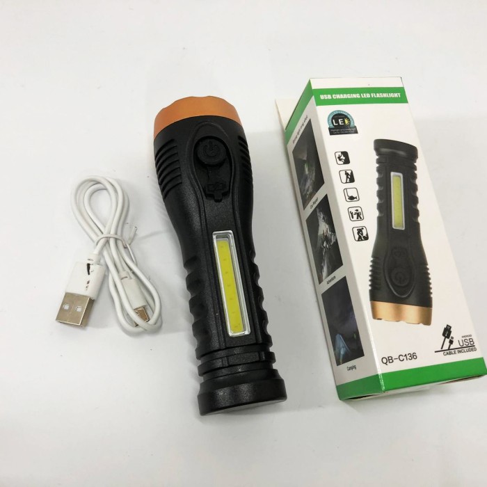 Ліхтар акумуляторний LED ліхтар Police BL-C136-LM+COB, Тактичний ліхтар ручний Невеликий ручний KB-84